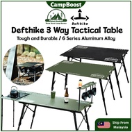 CampBoost DEFTHIKE 3 Way Tactical Camping Table Meja Camping Folding Table IGT Table Camping Meja li