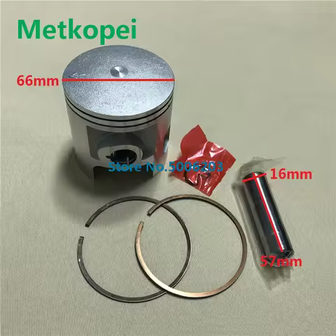 Motorcycle parts DTMX 175 DT175 piston ring assembly piston diameter 66mm Piston pin 16mm for Yamaha
