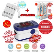 Oximeter package using oximeter pulse oximeter charger with 4 Original batteries