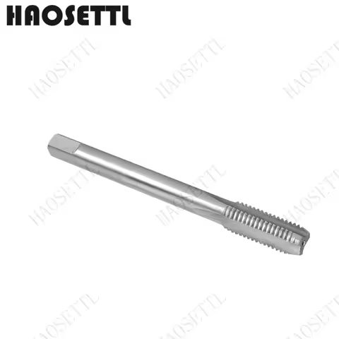 HAOSETTL M7x0.5 M7x0.75 M7x1 M7x1.25 M7x1.5 HSS Machine Thread Tap Straight Fluted Taps Right Hand
