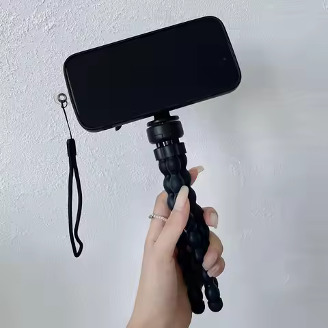 Flexible Octopus Magnetic Tripod Adjustable 360° Rotation Phone Holder Stable Magnetic Mount Cell Ph