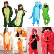ADULT DINO ONESIE COSTUME SULLEY DINOSAUR