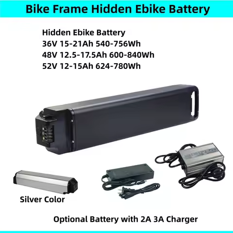 48v 17.5Ah 13Ah 52V 15Ah Dengfu E10 E22 E23 Frame Hidden Ebike Battery Luna cycle X2 Z1 Endure Ebike