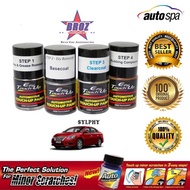 AUTOSPA Touch Up Paint Nissan Sylphy 3pcs/Set (Base Coat + Solvent + Clear Coat)