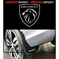Peugeot 408 2008 3008 5008 2018-2026 Decorative Mud Flaps Mud Guard Mud Protection Anti Rain Peugeot