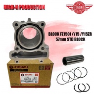FZ150/Y15ZR/Y15/LC135(57MM) TOBAKI BLOCK DOME/STD RACING BLOCK SET KIT 100% Original TOBAKI