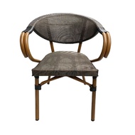 G.house SUMMER SET เก้าอี้สนาม BRUNO ขนาด 54x60x81ซม. สีเทาเข้ม จัดส่งเร็ว