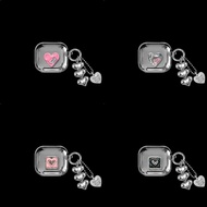Suitable for Airpods 4 Electroplating Heart airpods4 Bluetooth Headset Protective Cases