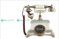 KIPO-法式復古電話-造型電話-古典歐式 歐洲款電話 石頭紋路 NCH009197A