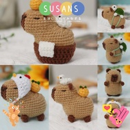 SUSANS Crochet Stuffed Animal Kit, Handmade DIY Set Capybara DIY Crochet Kit, Cute with Crochet Hook