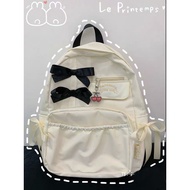 Women's high-capacity outdoor travel backpack Coquette bagpack Cute girl Student school bag
