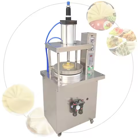 Pneumatic Dough Flattening Machine Tortilla Press Commercial Pizza Pastry Pressing Dough Sheeter