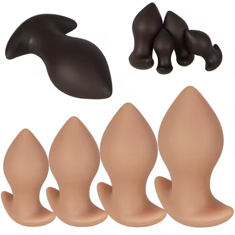 New Wearable Anal Plug Butt Plugs Anal Beads Soft Anal Dilator Prostate Massage Anal Training Butt P