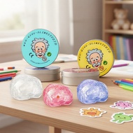 Big Game Slime Transparent Putty Plastic Tin Box  Permainan Besar Slime Lutsinar Putty Plastik Kotak