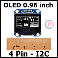 LCD OLED 0.96 inch 4 Pin I2C IIC 128x64 0.96" Display White Writing