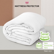 Mattress Protector Organic Fiber Anti Bacterial Anti Mite Hypoallergenic Mattress Topper/ Mattress P