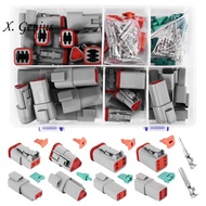 140Pcs Deutsch DT Series Waterproof Wire Connector Kit DT06-2/3/4/6S DT04-2/3/4/6P Automotive Sealed