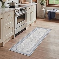 GENIMO 2x5 Hallway Runner Rug Non Slip, Machine Washable Runners Low Pile Lightweight Carpet Runner 