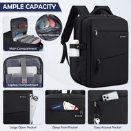 Men's 15" Business Laptop Backpack | 36-55L Waterproof Oxford Computer Bag for Business Travel