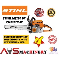 STIHL MS250 CHAINSAW 20"GUIDE BAR &amp; SAW CHAIN ( Brand Germany )