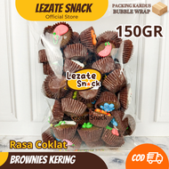 Kue Brownies Kering Mini 150GR Renyah Manis Enak / Bronis Brownis Kering Crispy Kiloan Amanda Pangga