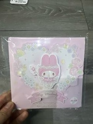 正版 Sanrio melody/ Kitty 發聲賀卡