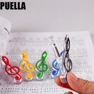 PUELLA Music Score Clip, Book Clip Paper Clip Musical Book Note Clip, Music Folder Clips Sheet Clip Funny Colorful Music Stand