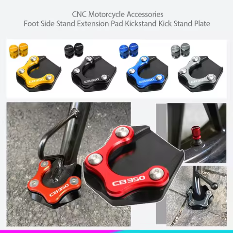 For Honda CB350 350CB CB 350 CB-350 Motorcycle Accessories Kickstand Foot Side Stand Sidestand Exten