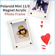 Photo Frame For Instax Mini 12/11/8/9/HP/ZINK 3inch Refrigerator Magnet Acrylic Photo Frame 3r Photo