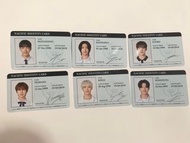 ATEEZ NACIFIC 小卡 學生證