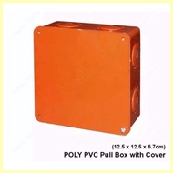 PVC Orange Utility Box/Junction Box With Cover ✟