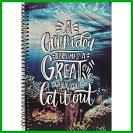 ⊕ ◐ Spring Leaf Premium Spiral Notebook Brightside 6"x 8.5"