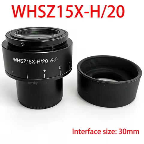 1pcs 2pcs 30mm Mount Adjustable Eyepieces WHSZ15X-H/20 Stereo Microscopio Eye Lens for Olympus Binoc