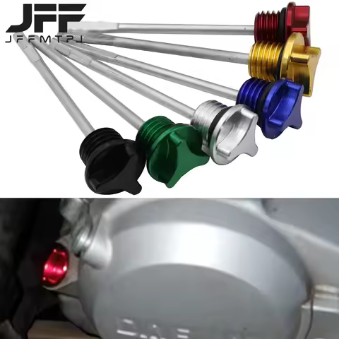 M20 Motorcycle ATV CNC Aluminum Oil Gauge Engine Oil Level Gauge For 125cc 140cc 150cc 200cc 250cc H