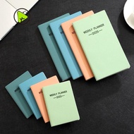 QIUJU 2025 Agenda Book, with Calendar To Do List 2025 Planner Notebook, Creative A6/A7 Morandi Color