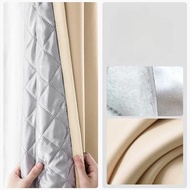 Thick Thermal Insulation Winter Warm Curtains for Living Room Bedroom Windproof Soundproof Sandwich