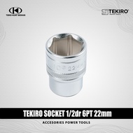 TEKIRO 1/2"dr 6pt 22mm socket wrench thin wheel socket wrench