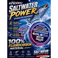 KAIDOKU STEALTH 100% FLUORO CARBON LEADER JAPAN MATERIAL #