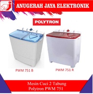 Mesin Cuci 2 Tabung Polytron 7Kg PWM-751