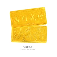 IE4 Citigems 999 Pure Gold 1 gm Horse Golden Treasure Gold Bar [Comes in Red Card Packaging]