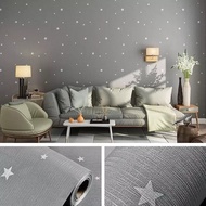 Grey Star Wallpaper 8m to/d 9m x 45cm