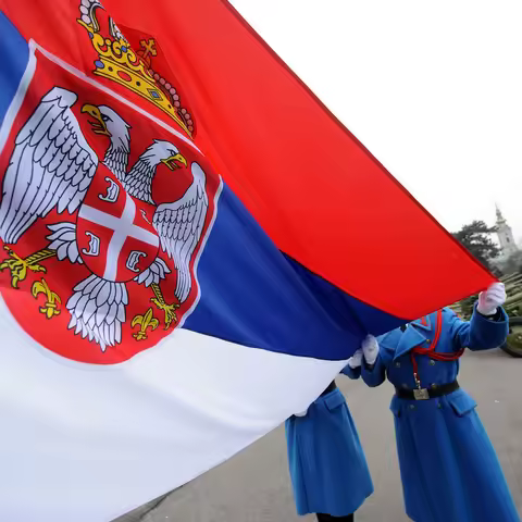 Serbia Flag 90x150cm High Quality Polyester Hanging SRB RS Republika Srbija Serbia flags