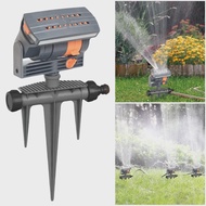 New Automatic Garden Sprinkler Adjustable Large Coverage Lawn Sprinkler 16 Holes Rotating Lawn Sprin