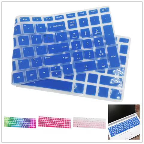 Removable Silicone Keyboard Protector Cover Skin For HP 15.6 inch BF Desktop Laptop Keyboard Covers 