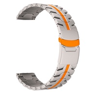 Dây đeo titan màu cam sang trọng cho Garmin Approach S50 Vòng đeo tay kim loại thép không gỉ cho đồn