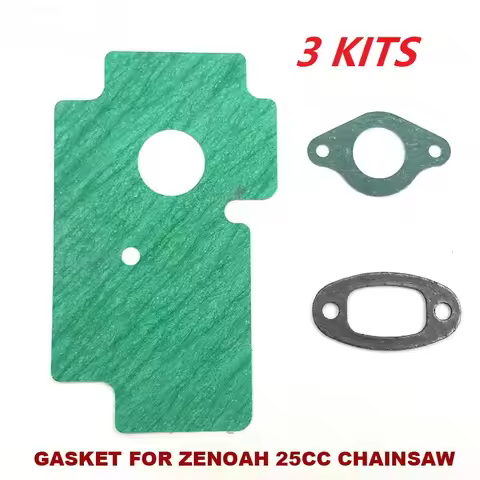 3 Sets/lot Mufller & Intake Pipe Manifold Carburetor Gasket Washer Kit Universal Fit ZENOAH 25CC 250