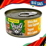 Ikan Tuna Makanan Kucing, Tuna Cat Food Pawsitives Cat Wet Food Tuna White Meat Supreme Topped With 