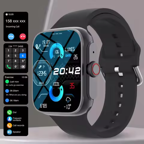 Multifunctional 1.83-inch smart watch, wireless call, weather forecast, music playback, remote contr