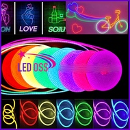 Led NEON 12v 5m, decorative neon light string with decorative letters