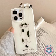 Cute Cat Phone Case For Samsung Galaxy A57 A56 M56 F56 M06 F06 A55 A54 A50 A50S M40S A30S 5G 4G Crea